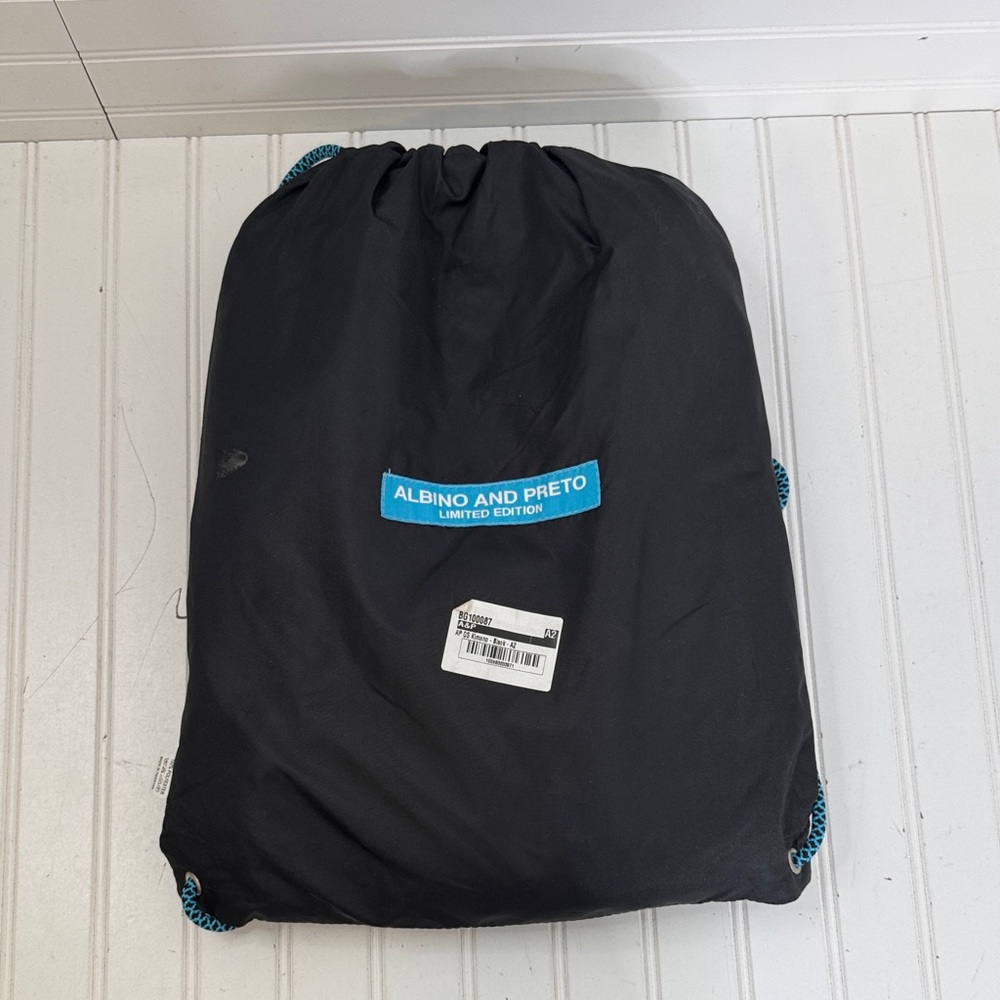 NEW Limited Edition Albino and Preto Black Drawstring Bag Gi Size A2